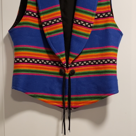 Vintage Pendleton Vest South West Aztec sz Small 1980s 1990s - Picture 3 of 7